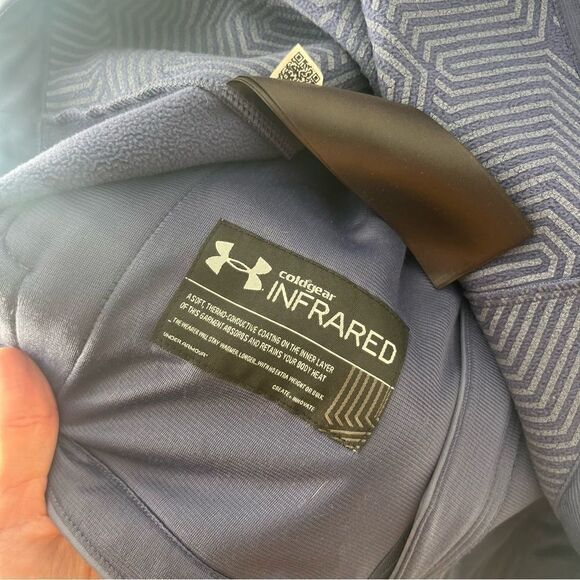Under Armour Cold Infrared Softshell Jacket Steel Blue - Picture 7 of 7